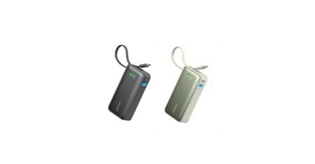Anker Nano Power Bank, Carregador Portátil de 10.000 mAh com Cabo USB-C Integrado