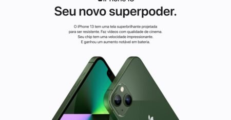 Apple iPhone 13 (256 GB) – Luz das Estrelas: O Equilíbrio Perfeito Entre Potência, Estilo e Tecnologia