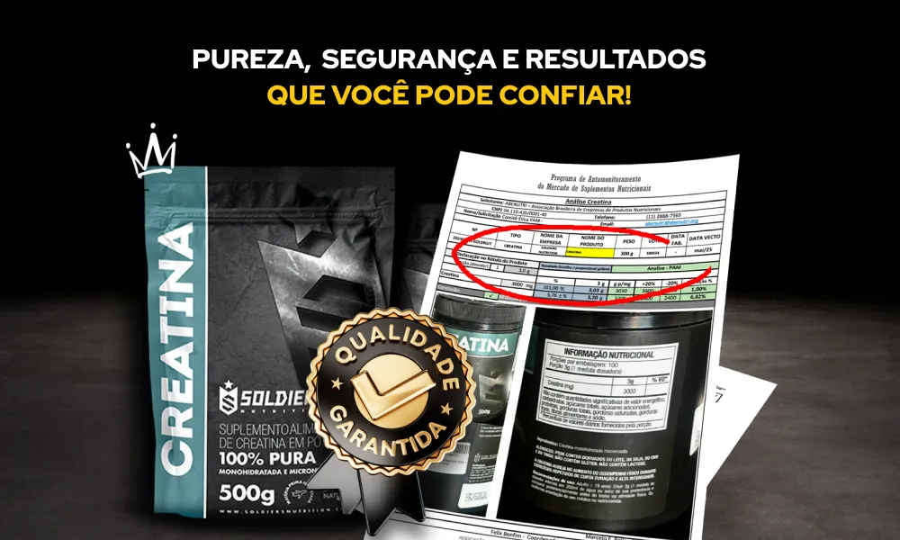 Creatina Monohidratada 500g Soldiers Nutrition Sabor Natural: Review Completo