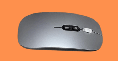 Mouse Bluetooth Slim Recarregável e Silencioso – Samsung, Chromebook e DeX