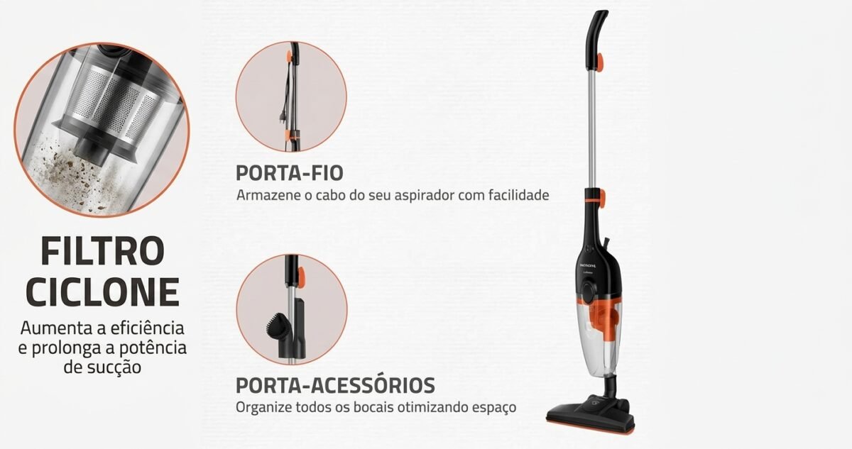 Aspirador Mondial Vertical