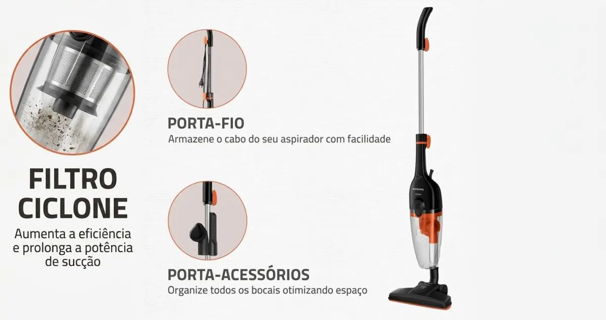 Aspirador Mondial Vertical